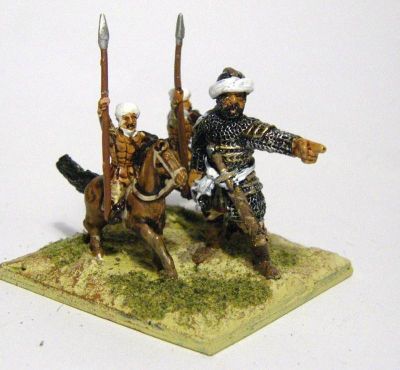 Generic Arab General
Arab figures from Essex and larger figure from Magister Militum 
Keywords: Ghaznavid arabcav abbasid bedouin arab seljuk