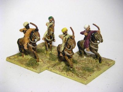 Generic Arab Horse Archers
Arab figures from Essex  code AEA5
Keywords: Ghaznavid arabcav abbasid bedouin arab seljuk
