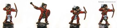 Aztec warriors - Arrow Knights
Aztecs painted by [url=http://www.heresybrush.com/]Heresy Brush[/url] from Spain. 
Keywords: aztec