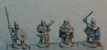 Vikings from Baueda
The former 50-Paces range. Photos provided by the manufacturer [url=http://www.baueda.com]Baueda[/url]. Figure codes as per illustration or filename. 15mm Viking Foot Command 
Keywords: Viking