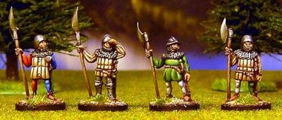 100YW Troops from Corvus Belli Billmen 1 (8)
Available in the UK from [url=http://www.vexillia.ltd.uk]Vexilia[/url], Europe from [url=http://www.corvusbelli.com/en/default.asp]Corvus Belli[/url] or the US from [url=http://www.50paces.com]50 Paces[/url]
Keywords: 100YW medfoot medscand efeudalscots