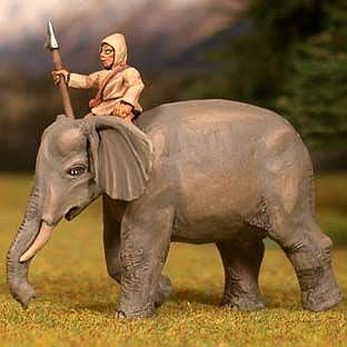 Carthaginian range from Corvus Belli Elephant and mahout.
Available in the UK from [url=http://www.vexillia.ltd.uk]Vexilia[/url], Europe from [url=http://www.corvusbelli.com/en/default.asp]Corvus Belli[/url] or the US from [url=http://www.50paces.com]50 Paces[/url]
Keywords: Carthage