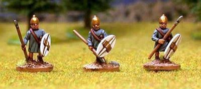 Phoenician spearmen 1. Advancing, tunic, conic helmet (Asirian), oval shield.
Available in the UK from [url=http://www.vexillia.ltd.uk]Vexilia[/url], Europe from [url=http://www.corvusbelli.com/en/default.asp]Corvus Belli[/url] or the US from [url=http://www.50paces.com]50 Paces[/url]
Keywords: Carthage