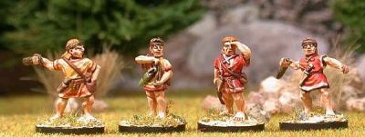 Corvus Belli Spanish Balearic slingers.
Available in the UK from [url=http://www.vexillia.ltd.uk]Vexilia[/url], Europe from [url=http://www.corvusbelli.com/en/default.asp]Corvus Belli[/url] or the US from [url=http://www.50paces.com]50 Paces[/url]
Keywords: ancspanish