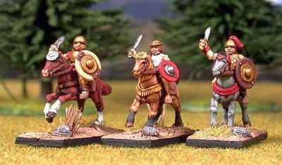 Corvus Belli Spanish Cavalry 1. Sword, round shield.
Available in the UK from [url=http://www.vexillia.ltd.uk]Vexilia[/url], Europe from [url=http://www.corvusbelli.com/en/default.asp]Corvus Belli[/url] or the US from [url=http://www.50paces.com]50 Paces[/url]
Keywords: ancspanish