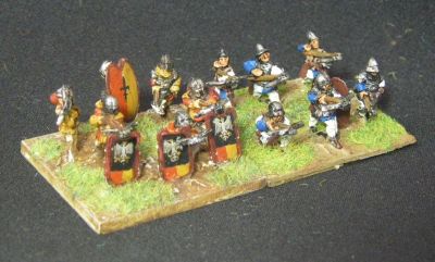 Medieval Crossbowmen with Pavise
Keywords: Medfoot