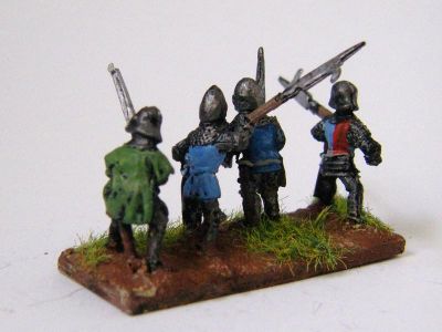 New Era Donnington Medieval  Men at Arms
"New Era" figures from [url=http://www.donnington-mins.co.uk/]Donnington[/url], from their medieval range. Dismounted medieval infantry and men at Arms with various weapons
Keywords: medfoot