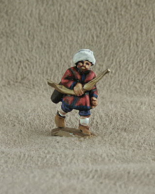 DMF03 Andalusian Archer
From Donningtons Arab range. Pictures with permission of the [url=http://shop.ancient-modern.co.uk/arabs-76-c.asp]Donnington Miniatures[/url] and painted by their painting service
Keywords: abbasid arab ayyubid bedouin berber fatimid mamluk seljuk umayyad