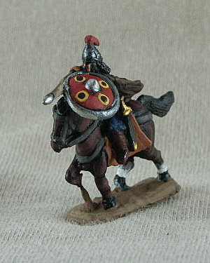 Gothic Cavalry GOC05 Mounted Warrior
Gothic Cavalry from [url=http://www.donnington-mins.co.uk/]Donnington[/url] GOC05 Mounted Warrior
tunic, spear, spangenhelm with chain mail, cloak, shield
Keywords: gothcav georgian lgoth lombards Gothcav