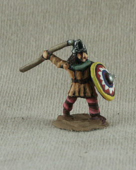 Gothic Infantry  GOF06 Warrior
Gothic Foot from [url=http://www.donnington-mins.co.uk/]Donnington[/url] painted by their painting service GOF06 Warrior
tunic, throwing spear, spangenhelm, cloak,shield
Keywords: gothfoot moldavian slav visigoth visigoth lgoth