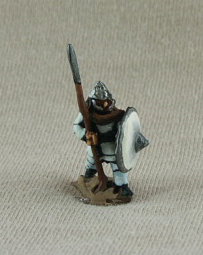 Slav Infantry
Slav troops from [url=http://shop.ancient-modern.co.uk]Donnington[/url] and painted by their painting service. DWF01 Better Armed Spearman tunic, trousers, spear, cloak, large round shield
 
Keywords: lpole lrussian SLAV eeffoot gothinf