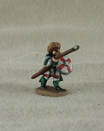 Romano-Byzantine 
Romano-Byzantines from [url=http://shop.ancient-modern.co.uk]Donnongton[/url] and painted by their painting service.  RBF10 Isaurian Auxiliary tunic, trouser, spear, shield, advancing
 
Keywords: EBYZANTINE thematic gothfoot LIR