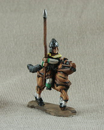 Sarmacizing Gothic Lancer
Sarmacizing Goths from [url=http://shop.ancient-modern.co.uk/]Donnington[/url]. Figures painted by their painting service. SGC03 Lancer
mail coat, lance, helmet, cloak
Keywords: sarmatian gothcav