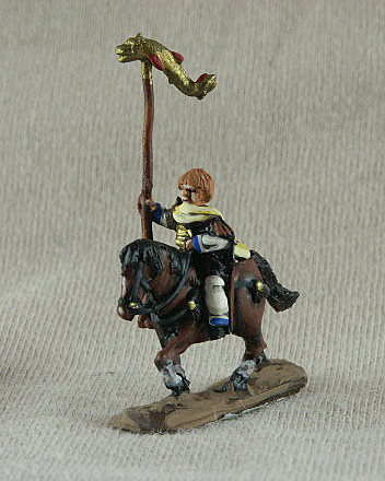 Sarmacizing Gothic Standard Bearer
Sarmacizing Goths from [url=http://shop.ancient-modern.co.uk/]Donnington[/url]. Figures painted by their painting service. SGC04 Mounted Standard Bearer
cuirass, pteruges, dragon standard, cloak
Keywords: sarmatian gothcav
