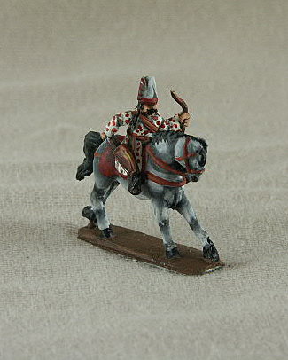 Seljuk Turk Mounted Turkman Tribesman
Seljuk troops from [url=http://www.donnington-mins.co.uk/]Donnington[/url]. Painted by Donningtons painting service. TC10 Mounted Turkman Tribesman
long coat, drawing bow, fez
Keywords: Seljuk fatimid mamluk umayyad ayyubid berber arabcav