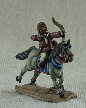 Thracian  Mounted Getic Archer
THracians from [url=http://www.donnington-mins.co.uk/]Donnington[/url], painted by their painting service. THC03
firing
Keywords: thracian saka