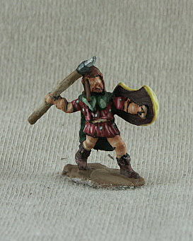 Thracian  Warrior
THracians from [url=http://www.donnington-mins.co.uk/]Donnington[/url], painted by their painting service. HF01
unarmoured, throwing javelin, pelta shield (2 positions)
Keywords: thracian