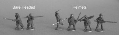Catalan Almughavars
Almughavar greens from [url=http://eurekamin.com.au]Eureka's[/url] 300 Club, in production shortly. There are 4 basic codes with variants per code in brackets. 300ALM01 Almughavar Infantry (16) , 300ALM02 Almughavar Officer (1) , 300ALM03 Almughavar Hornist (1) , 300ALM04 Almughavar Standard Bearer (1). Pictures from the manufacturer 

Keywords: Catalan
