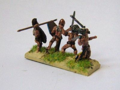 Gaeasati Warriors
Xystons Gaeasati Nobles and Fantassins unclother celtic warriors 
From left,  XY / WM / XY / WM
Keywords: Gaul, galatian, gaeasati