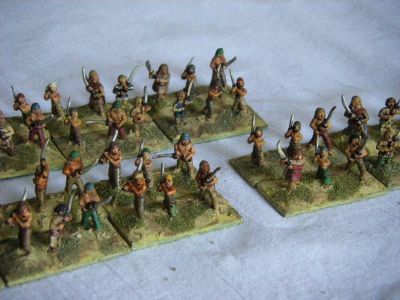 Dacian Falxmen
Dacian falxmen. Large figures - Donnington, Small - Mikes Models
Keywords: Dacian