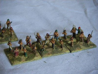 Dacian Falxmen
Dacian falxmen. Large figures - Donnington, Small - Mikes Models
Keywords: Dacian