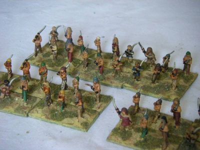 Dacian Falxmen
Dacian falxmen. Large figures - Donnington, Small - Mikes Models
Keywords: Dacian