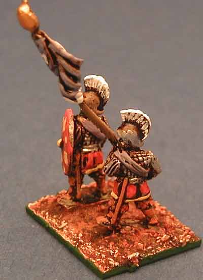 Byzantine Infantry Command
Byzantine range from [url=http://www.15mm.co.uk/The_Byzantines.htm]Isarus[/url] sold by 15mm.co.uk. Pictures provided by the manufacturer
Keywords: maurikian nikephorian