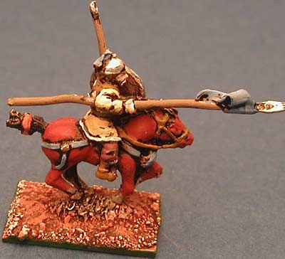 Byzantine Trapezitoi Lancer 
Byzantine range from [url=http://www.15mm.co.uk/The_Byzantines.htm]Isarus[/url] sold by 15mm.co.uk. Pictures provided by the manufacturer
Keywords: maurikian nikephorian plbyzantine