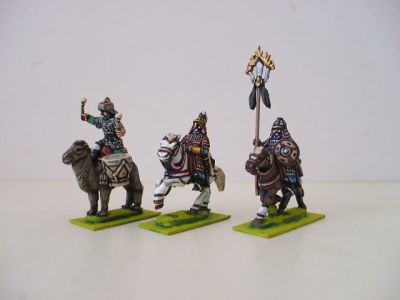 Mongol General mounted on european horse with drums player on camel and standard-bearer
Mongols from [url=http://www.legio-heroica.com/Mongoli-en.html]Lehio Heroica[/url] - pictures from the manufacturer
Keywords: Mongol Mongol lmongol nomad Mongol