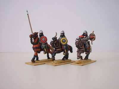 Crusader Turcopoles with lance/bow (3 horsemen/4 horse variants)  Lances included
1150 to 1190 Crusader range from [url=http://www.legio-heroica.com/Crociati-en.html]Legio Heroica[/url] - pictures supplied by the manufacturer
Keywords: Crusader crusader latins efknights
