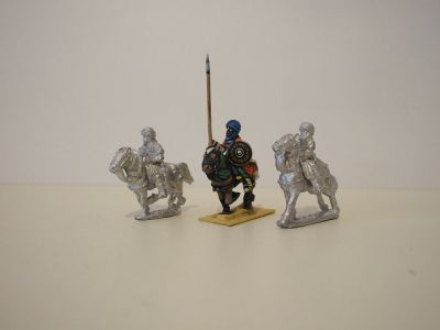 Crusade Era Arab Armoured Arab lancers/askars 
Arabs from [url=http://www.legio-heroica.com/Musulmani-en.html]Legio Heroica[/url], pics supplied by the manufacturer � 3 horsemen / 4 Sirian horse variants (tail untied: suitable for Fatimid armies) 
Keywords: Arab fatimid seljuk ayyubid mamluk berber abbasid