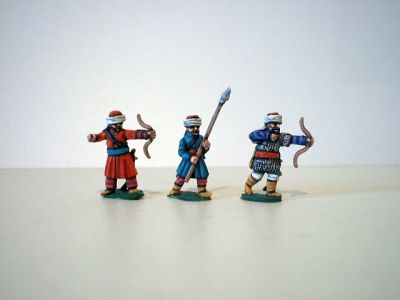 Dismounted Toprakli Cavalry  (bow or lance) � 3 variants
1683 Ottomans from [url=http://www.legio-heroica.com/index-en.html]Legio Heroica[/url]
Keywords: Ottoman