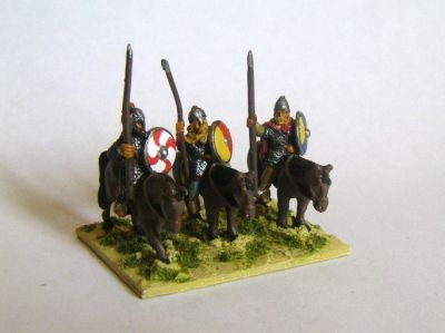 Dark Ages Cavalry
Dark ages mounted troops painted by Martin van Tol 
Keywords: Gothcav