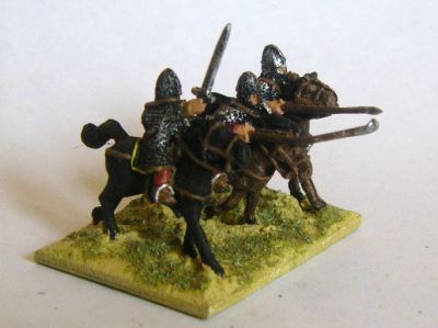 Dark Ages Cavalry
Dark ages mounted troops painted by Martin van Tol 
Keywords: Gothcav