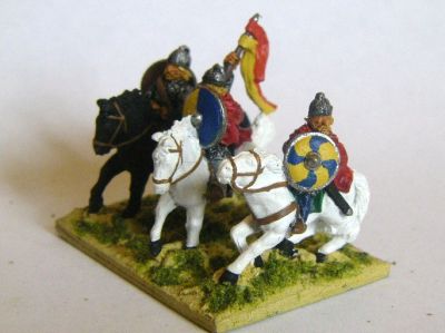 Dark Ages Cavalry
Dark ages mounted troops painted by Martin van Tol 
Keywords: Gothcav