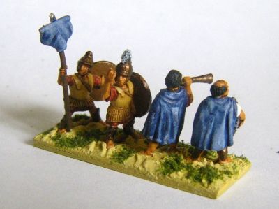 Hellenistic Hoplite Officers
Painted by Martin van Tol 
Keywords: Hfoot