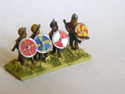 Dark Age Infantry
Painted by Martin van Tol 

