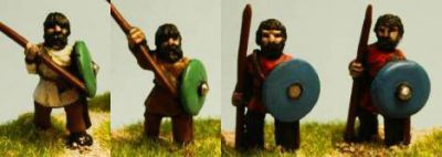 Byzantine Isaurians 
Byzantines from [url=http://www.strategiaetattica.it]Strategia et Tactica[/url] and sold by [url=http://www.50paces.com]50 Paces[/url] in the US. Pictures from 50 Paces
Keywords: lbyzantine thematic