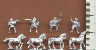 Byzantine African Light Horse
Byzantines from [url=http://www.strategiaetattica.it]Strategia et Tactica[/url] and sold by [url=http://www.50paces.com]50 Paces[/url] in the US. Pictures from 50 Paces
Keywords: lbyzantine thematic