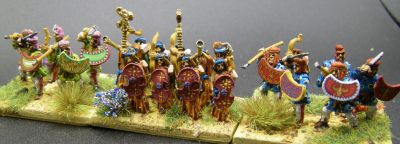 Takabara and Apple Bearers
The front ranks are the Command pack of Immortals in Ceremonial dress, with a few archers shoehorned in behind them
Keywords: Compare