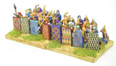 Museum Z-Sculpt Sparabara
Museum Miniatures Z digital sculpt range Persians, in deep formations. The pavises are printed images found on Pinterest
Keywords: EAP; LAP