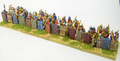 Museum Z-Sculpt Persian Sparabara
Museum Miniatures Z digital sculpt range Persians, in deep formations. The pavises are printed images found on Pinterest
Keywords: EAP; LAP