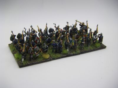Saxon Huscarls used as Galloglass
From the [url=https://www.museumminiatures.co.uk/dark-ages/anglo-saxon-zsculpt.html]Museum Miniatures[/url] Z-Sculpt range of Saxons 
Keywords: saxon efeudalscots emscandinavian medirish