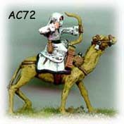 Arab Camel Bowman
Arab figures from [url=http://www.museumminiatures.co.uk/pages/index.htm]Museum Miniatures[/url]. Museum's mounted figures are usually one piece castings and all come in a strong but still "bendable" metal with spears cast in-hand
Keywords: arabconquest cnubian