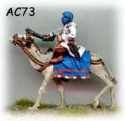 Arab Camel-mouned swordsman
Arab figures from [url=http://www.museumminiatures.co.uk/pages/index.htm]Museum Miniatures[/url]. Museum's mounted figures are usually one piece castings and all come in a strong but still "bendable" metal with spears cast in-hand
Keywords: arabconquest