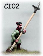 Han / Warring States / Qin Chinese halberdier
Chinese troops from Museum Miniatures - pictures from the manufacturer
Keywords: Han Qin Han / Warring States / Qin Chinese halberdier
Chinese troops from Museum Miniatures - pictures from the manufacturer
Keywords: Han Qin