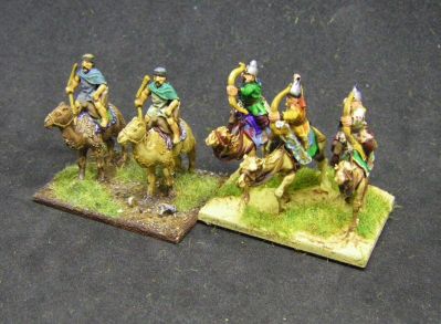 Museum Miniatures Z Range camel guards
New Museum Miniatures Z Range camel guards, shown here with Essex camel riders
Keywords: Bedouin, arabcav, palmyran