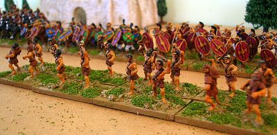 Pergamee Army 
Painted by [url=http://www.fieldofglory.net/index.html]The One Tree Painting Service[/url]
Keywords: Pergamene