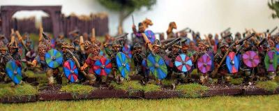 Visigothic Infantry
Painted by [url=http://www.fieldofglory.net/]One Tree Painting Service[/url]
Keywords: Visigoth Goth LGoth