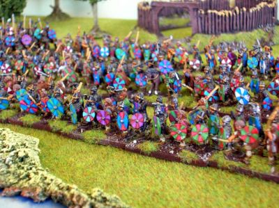 Visigothic Infantry
Painted by [url=http://www.fieldofglory.net/]One Tree Painting Service[/url]
Keywords: Visigoth Goth LGoth